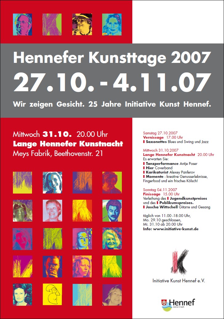 Plakat Hennefer Kunsttage 2007