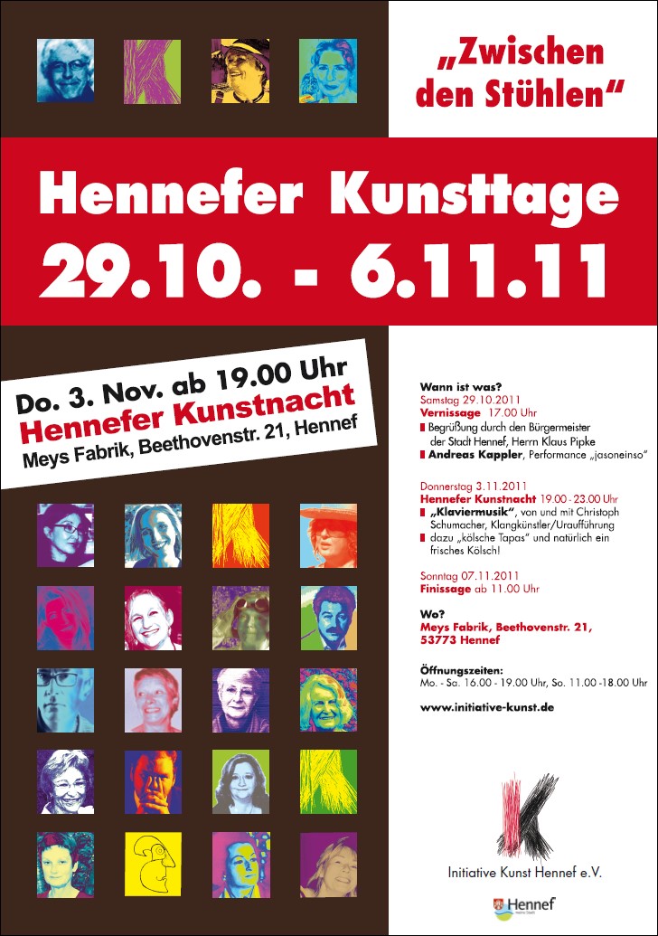 Plakat Hennefer Kunsttage 2011