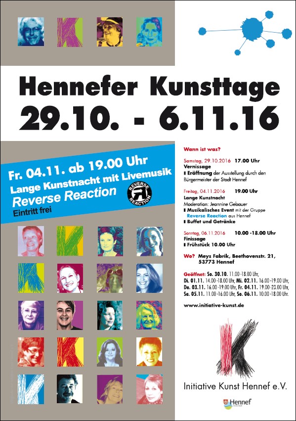 Plakat Hennefer Kunsttage 2016