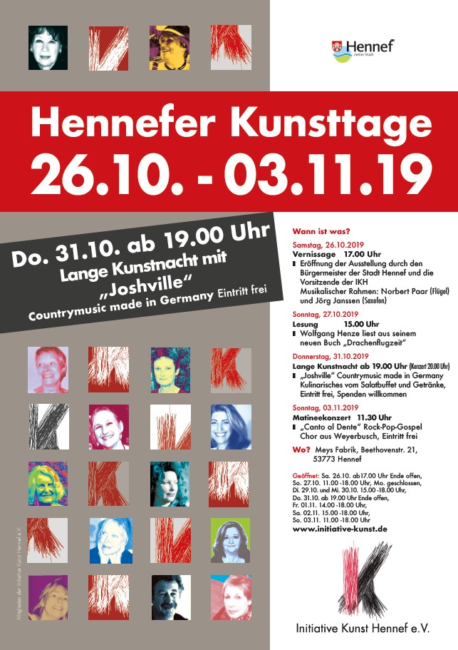 Plakat Hennefer Kunsttage 2019