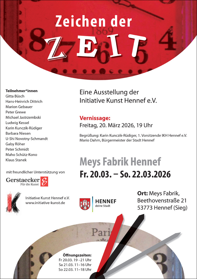 Themenausstellung 2026 - Zeichen der Zeit