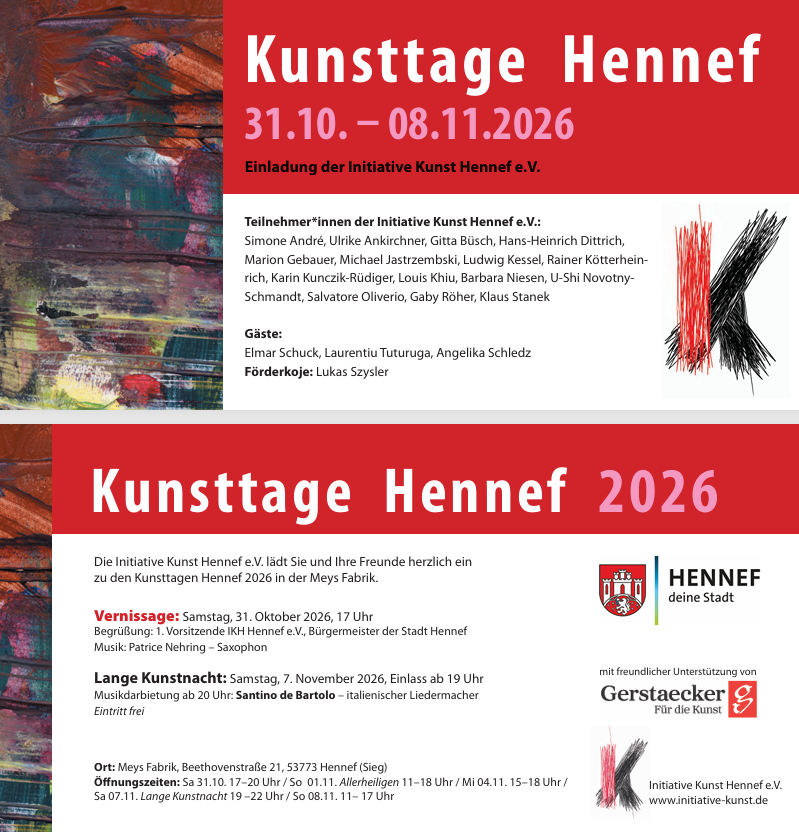 Flyer Kunsttage 2026