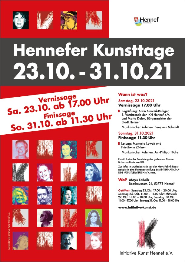 Plakat Hennefer Kunsttage 2021