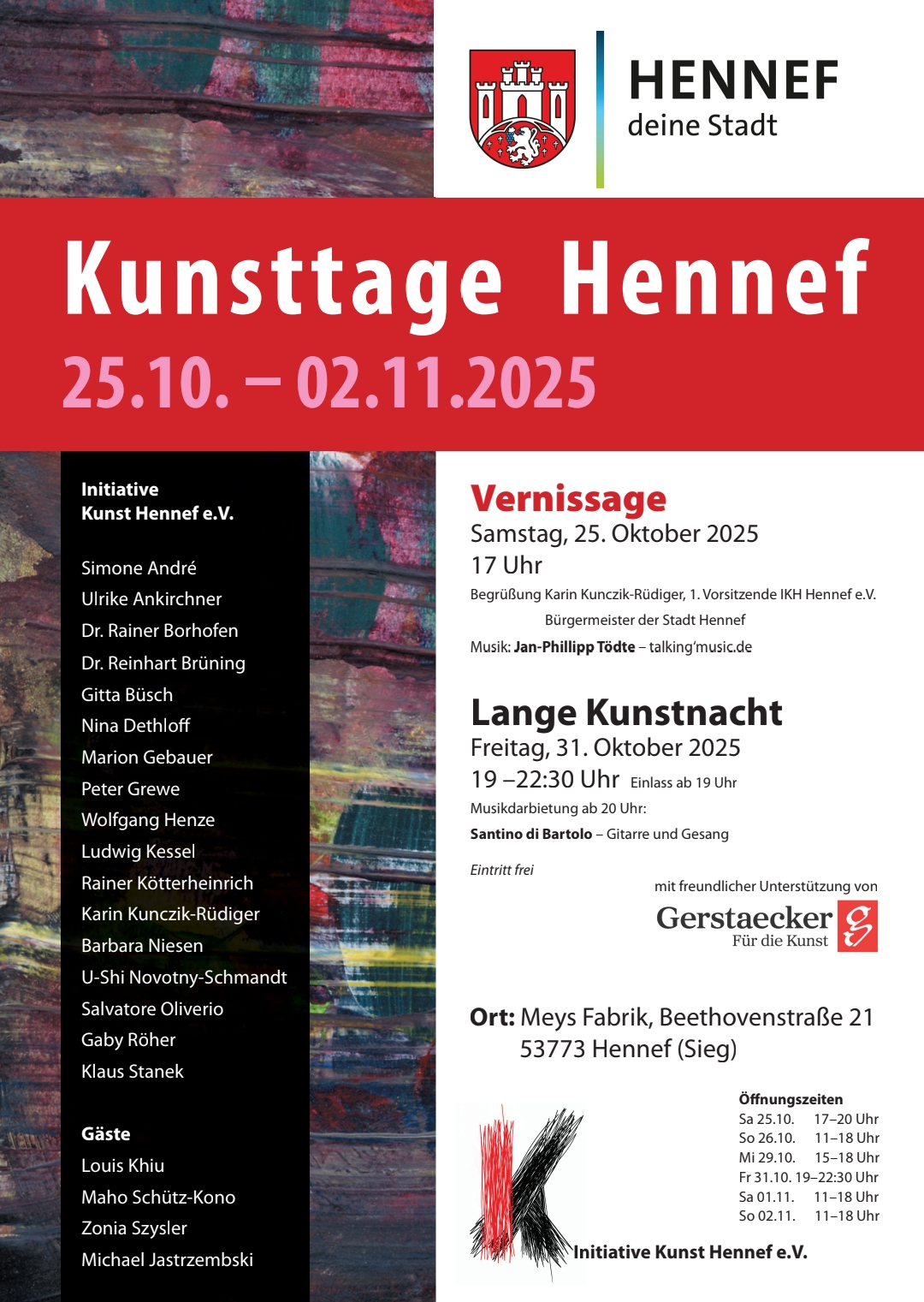 Plakat Kunsttage 2025