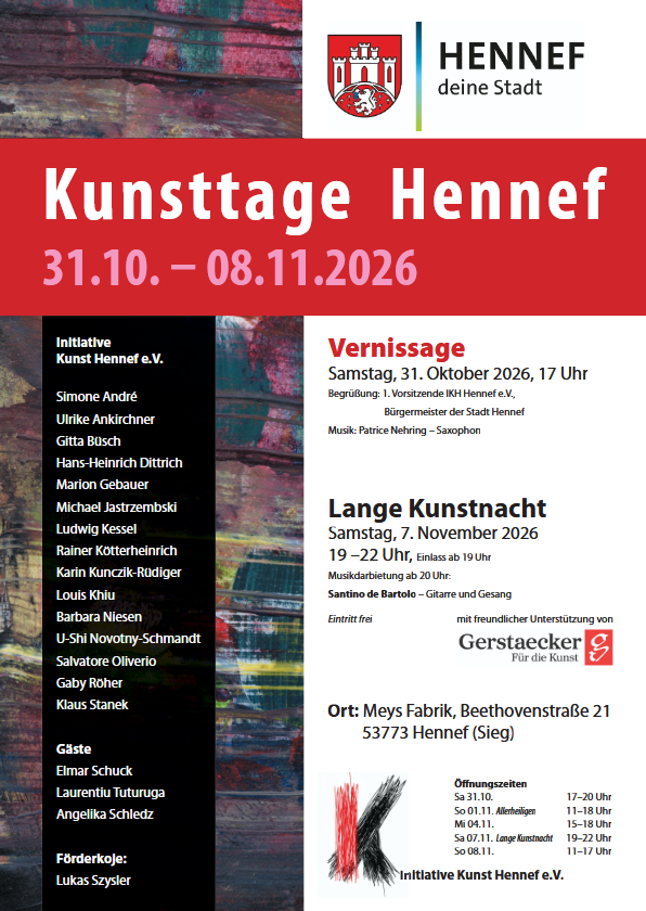 Plakat Kunsttage 2026